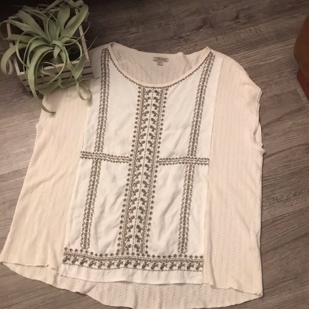 Lucky Brand Embroidered Shirt